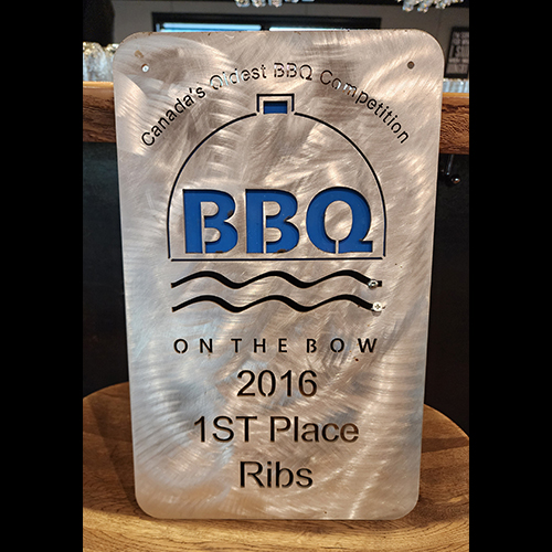 Big T's BBQ Award 2