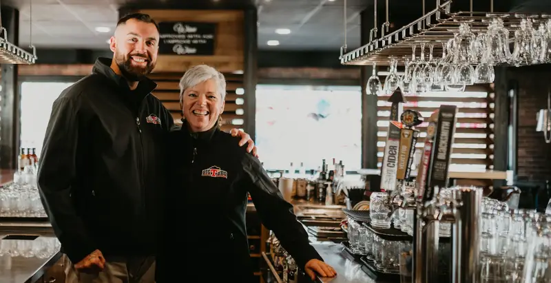 Andrew and Lesley - Owners of Big T's BBQ