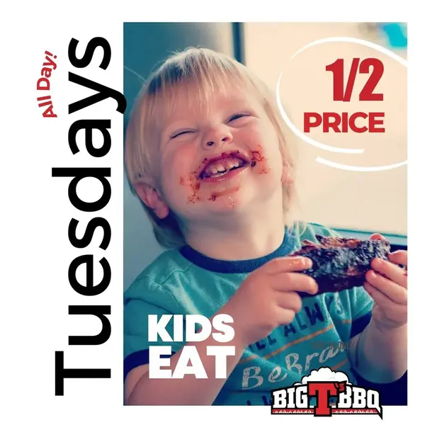 Kids Eat ½ Price