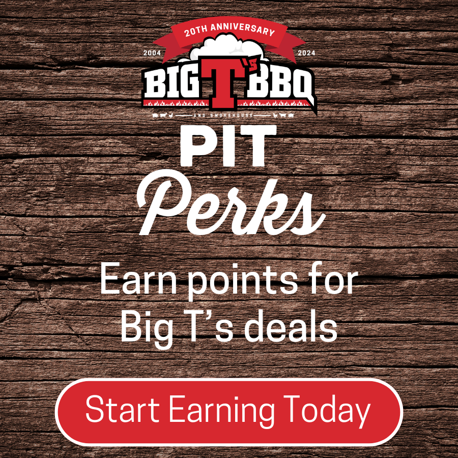 Pit Perks loyalty program, earn points to get rewards, takeout